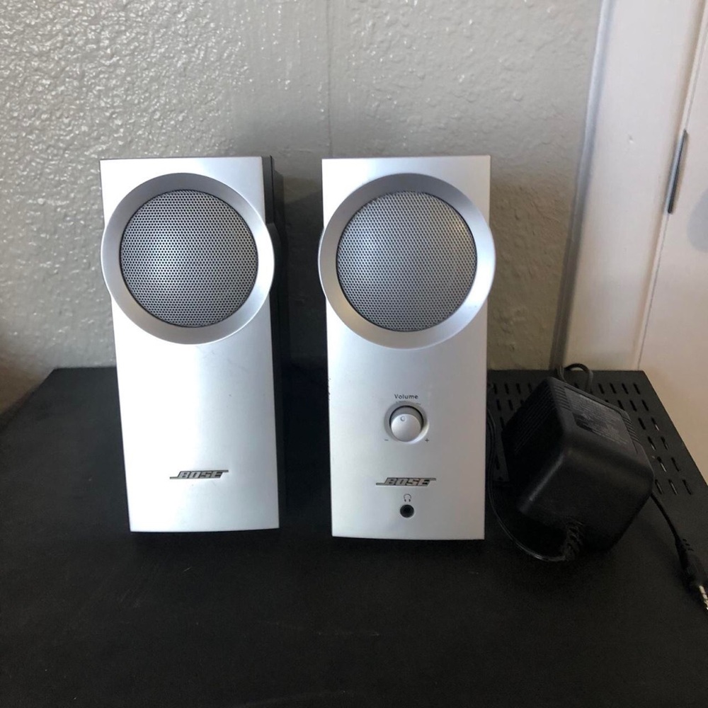 Bose Companion 2 PC Laptop Multimedia Computer Speakers Pair Two TESTED WORKS